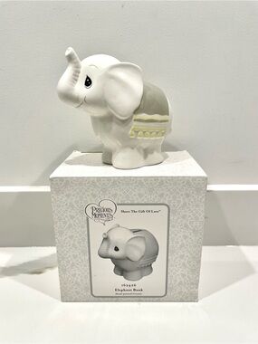 NEW Precious Moments Share The Gift Of Love Ceramic Elephant Money Bank